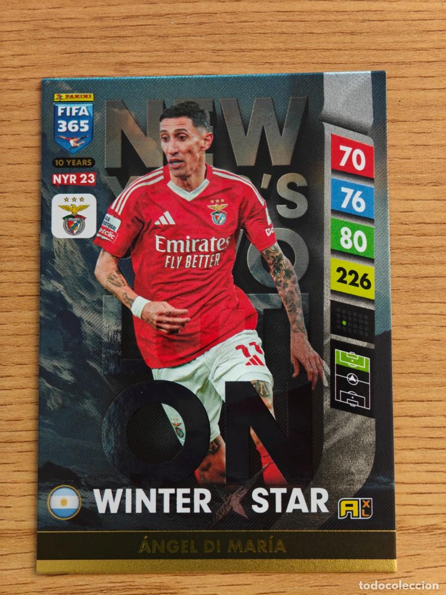Sammelleidenschaft Sport: Di Mar&iacute;a 23 FIFA 365 2025 New Year Revolution Upgrade Benfica Adrenalyn XL 24 25
