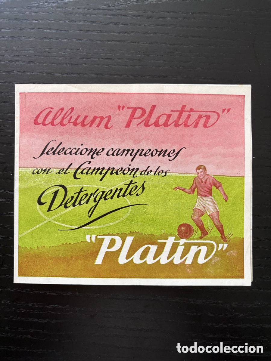 Coleccionismo deportivo: &Aacute;lbum Detergentes Platin 1954 incompleto Di Stefano Kubala