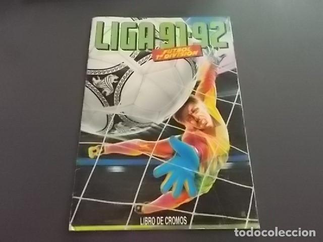 Coleccionismo deportivo: ALBUM ESTE 91-92 PORTADA Y CONTRAPORTADA RECUPERADO