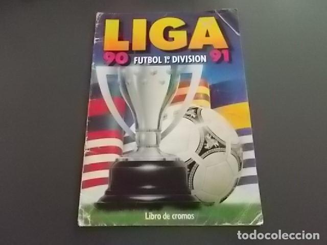 Coleccionismo deportivo: ALBUM ESTE 90-91 PORTADA Y CONTRAPORTADA RECUPERADO