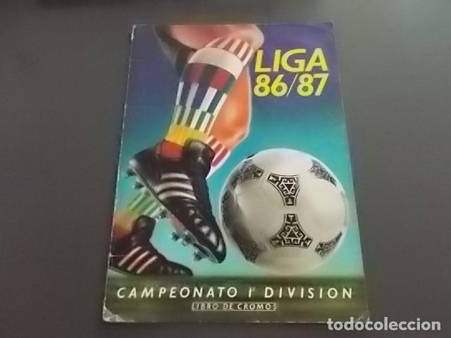 Coleccionismo deportivo: ALBUM ESTE 86-87 PORTADA Y CONTRAPORTADA RECUPERADO