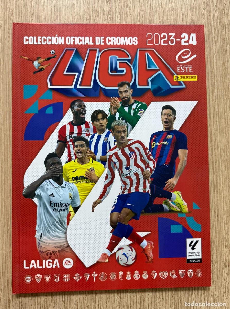 Coleccionismo deportivo: ALBUM DE TAPA DURA EDICION ORO NUEVO, VACIO Y PLANCHA LA LIGA TEMPORADA 2023 2024 23 24 ESTE