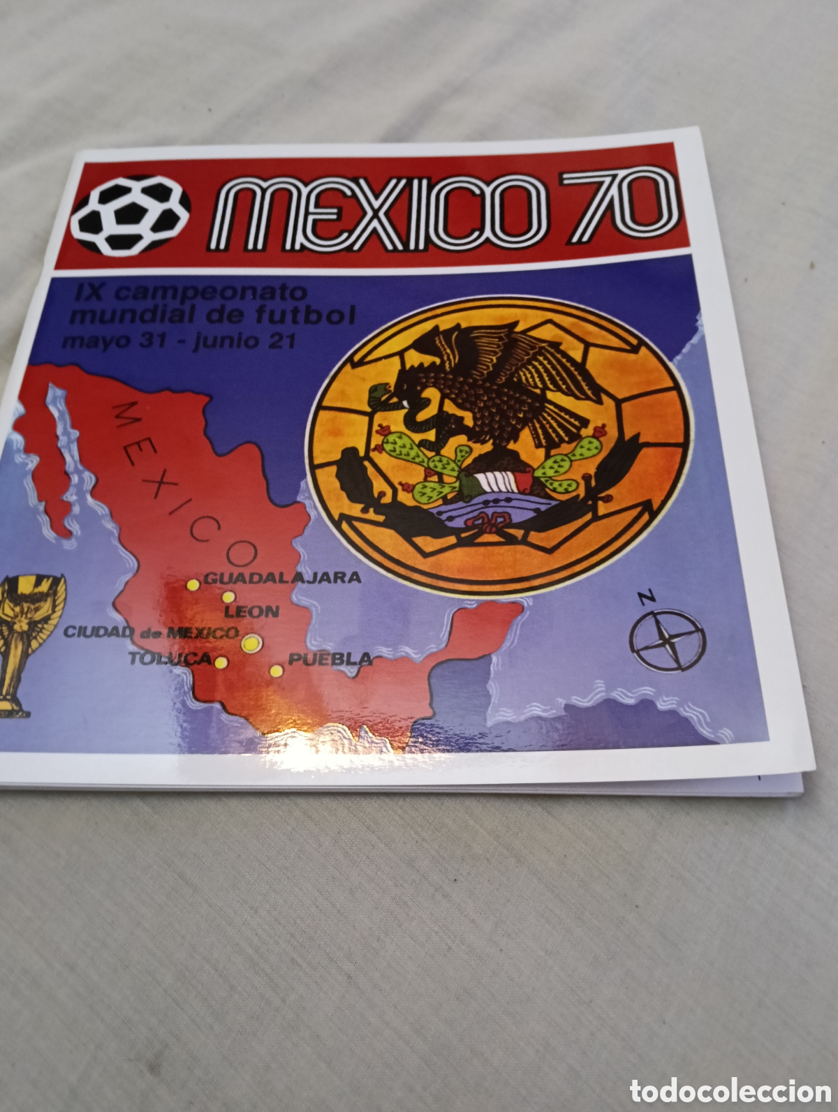 Sammelleidenschaft Sport: &Aacute;lbum M&eacute;xico 70 vac&iacute;o y nuevo