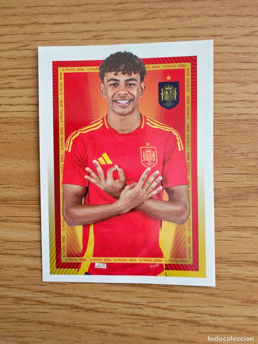 Coleccionismo deportivo: Lamine Yamal 49 Mundial 2026 Selecci&oacute;n Espa&ntilde;ola Panini Family Carrefour