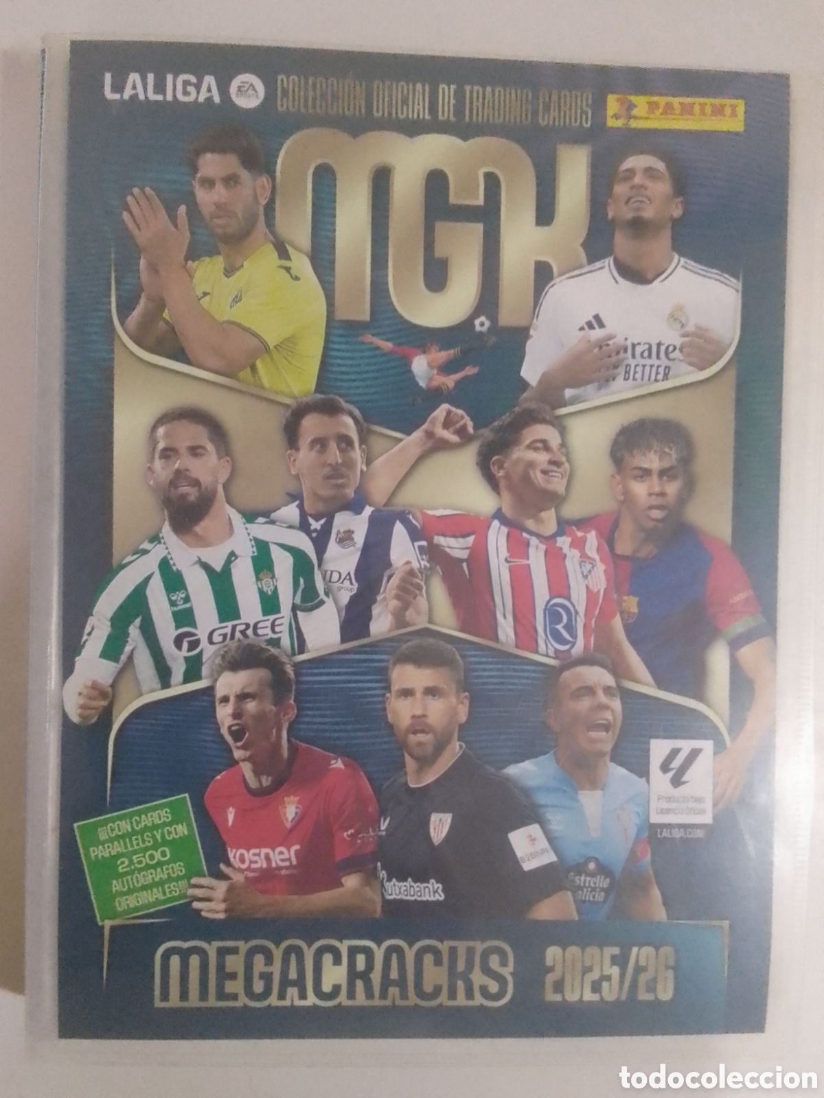 Coleccionismo deportivo: Archivador vac&iacute;o Megacracks 2025/26.