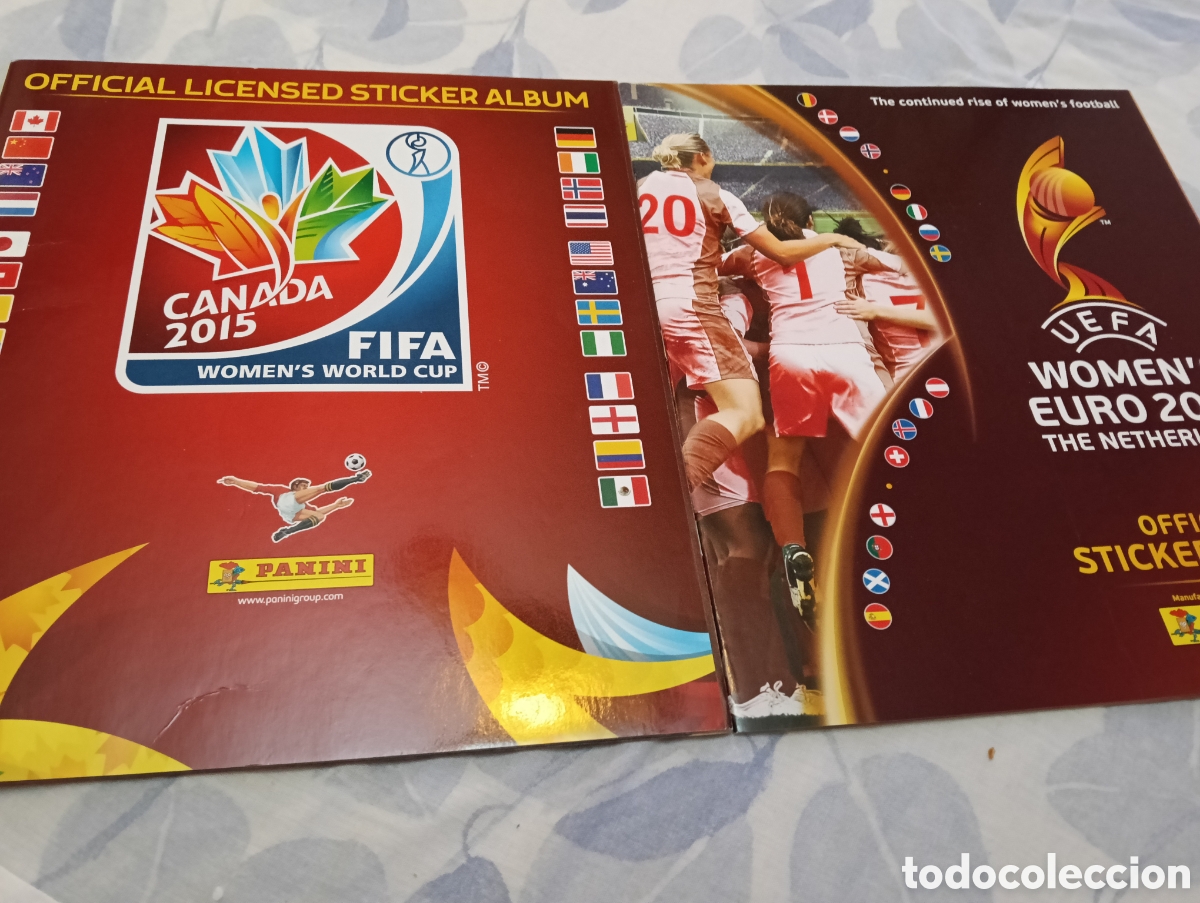 Coleccionismo deportivo: 2 &Aacute;lbumes femeninos vac&iacute;os Panini