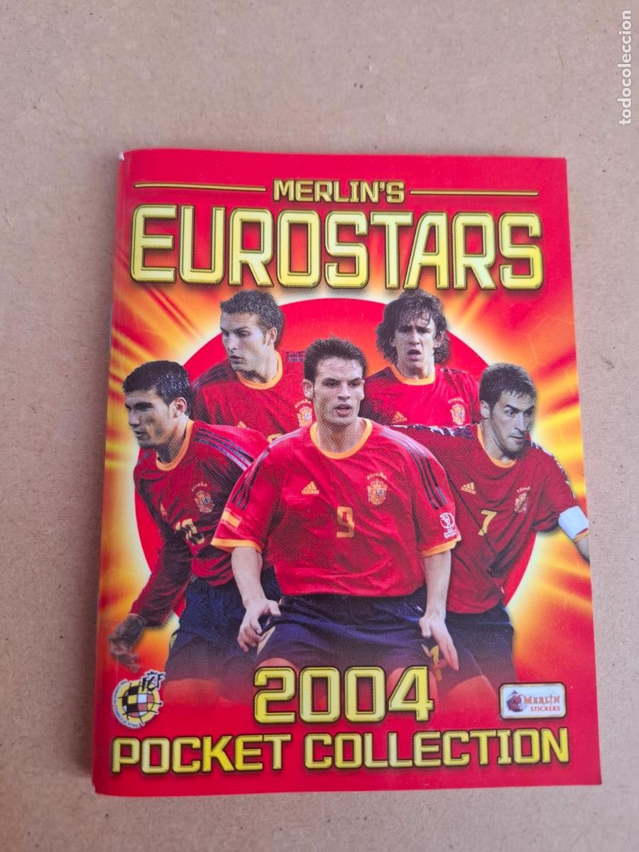 Coleccionismo deportivo: ALBUM VACIO EUROSTARS 2004 - MERLIN - POCKET COLLECTION