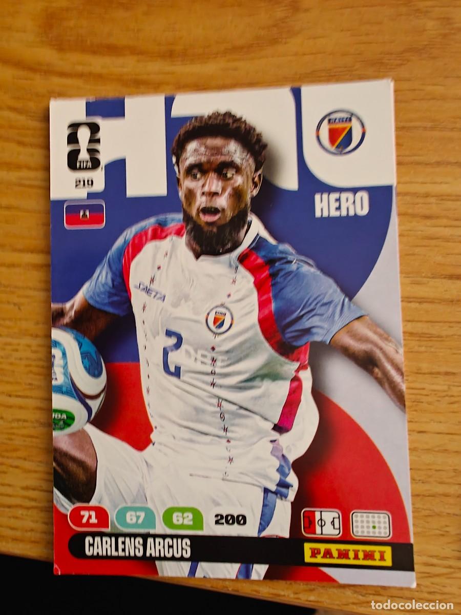 Coleccionismo deportivo: 219 CARLENS ARCUS Panini FIFA World Cup 26 Haiti Hero Adrenalyn XL 2026