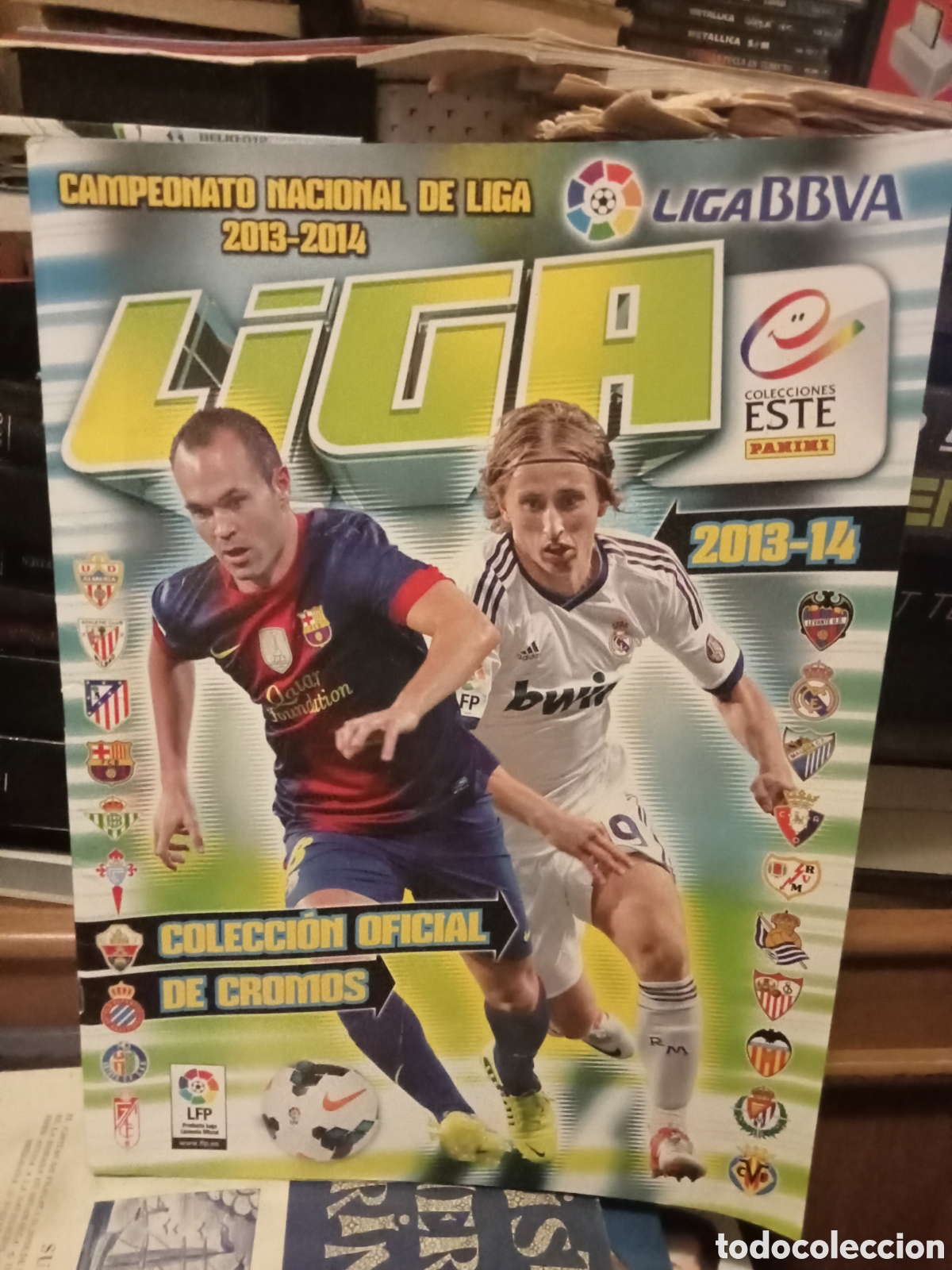 Colecionismo desportivo: Liga espa&ntilde;ola 2013-2014 con algunos cromos