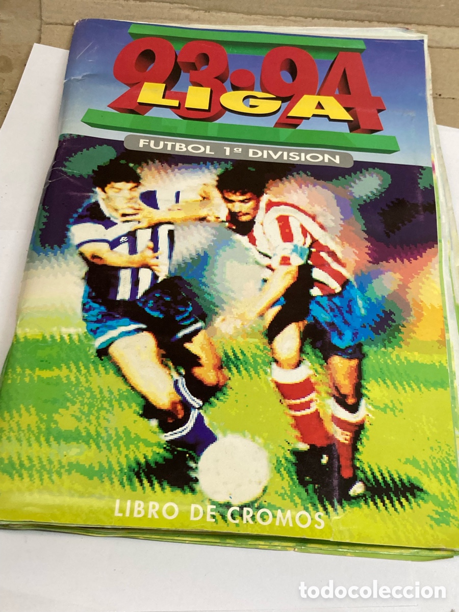 Colecionismo desportivo: &aacute;lbum de cromos de la Liga de F&uacute;tbol 1&ordf; Divisi&oacute;n correspondiente a la temporada 1993-94.