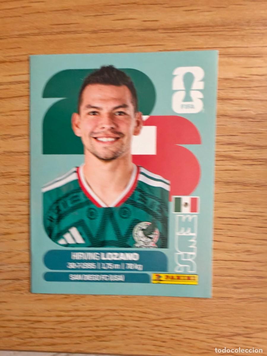 Coleccionismo deportivo: Hirving Lozano MEX 15 Sticker Panini FIFA World Cup 2026 M&eacute;xico Base Mundial Cromo