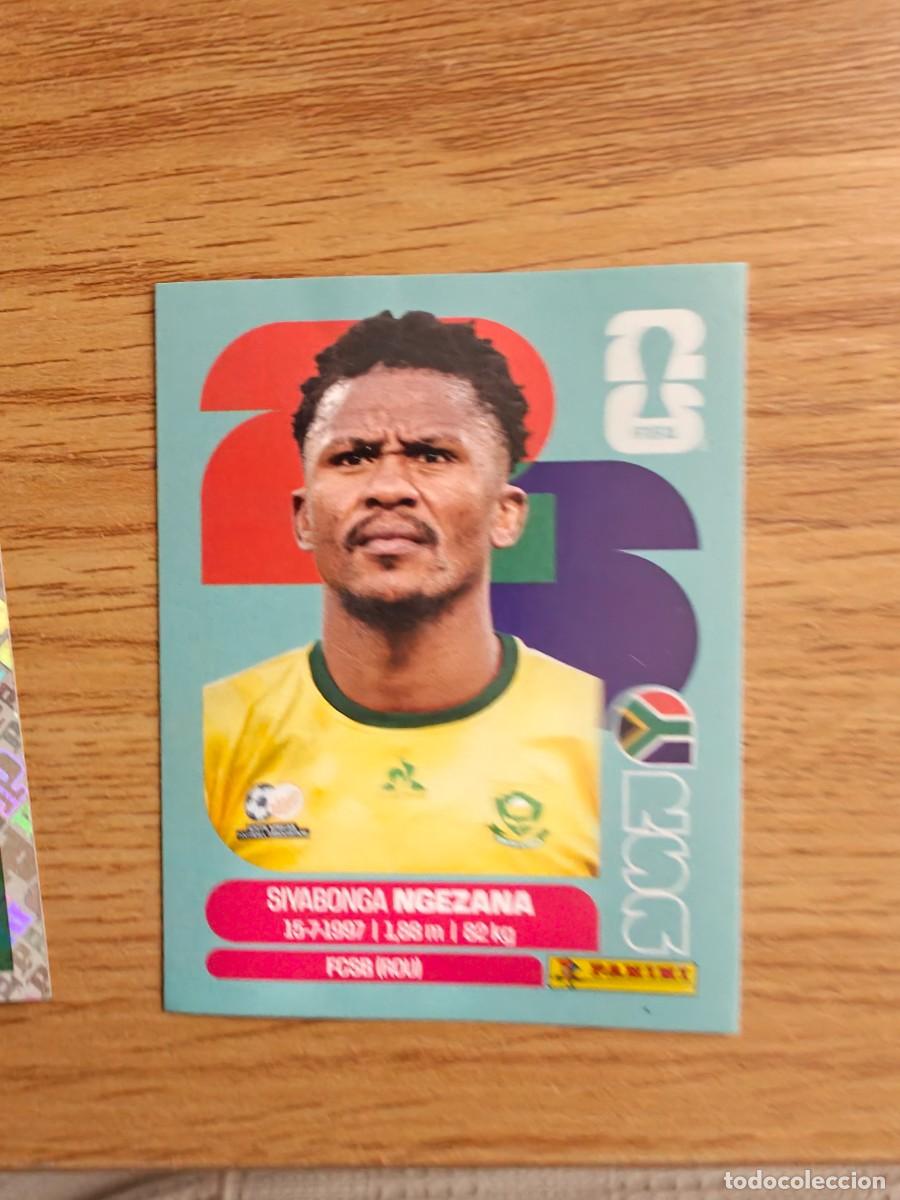 Coleccionismo deportivo: Siyabonga Ngezana RSA 8 Sticker Panini FIFA World Cup 2026 Sud&aacute;frica Base Mundial Cromo
