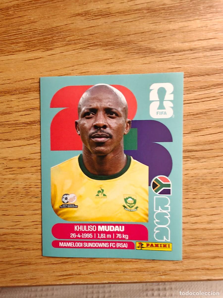 Coleccionismo deportivo: Khuliso Mudau RSA 9 Sticker Panini FIFA World Cup 2026 Sud&aacute;frica Base Mundial Cromo