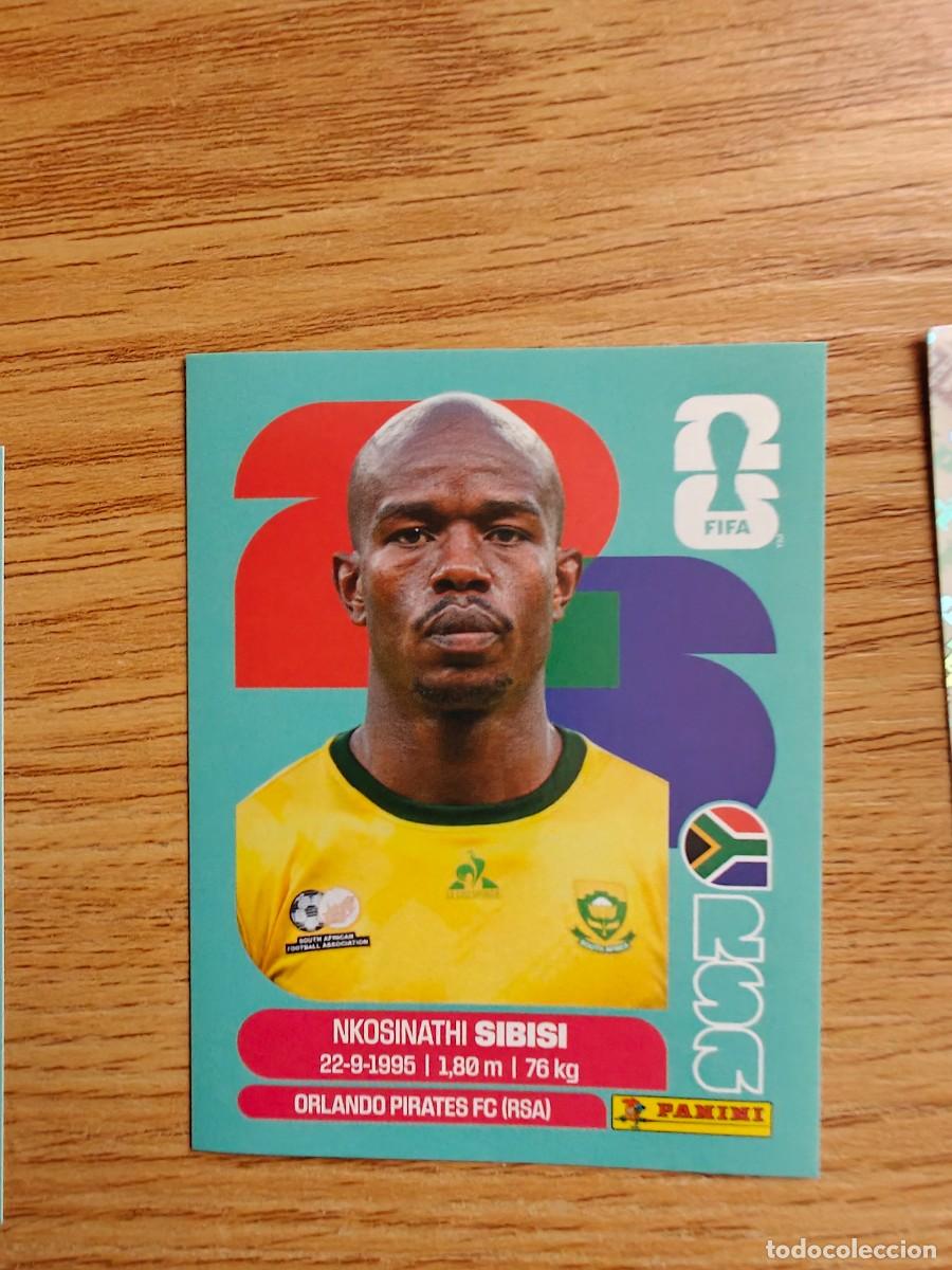 Coleccionismo deportivo: Nkosinathi Sibisi RSA 10 Sticker Panini FIFA World Cup 2026 Sud&aacute;frica Base Mundial Cromo