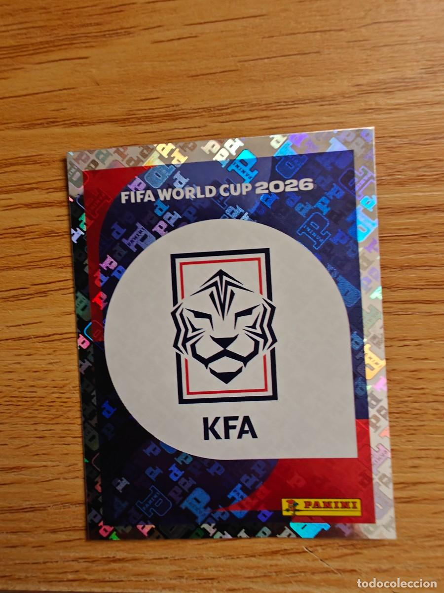 Coleccionismo deportivo: Escudo KOR 1 Sticker Panini FIFA World Cup 2026 Corea del Sur Mundial Cromo