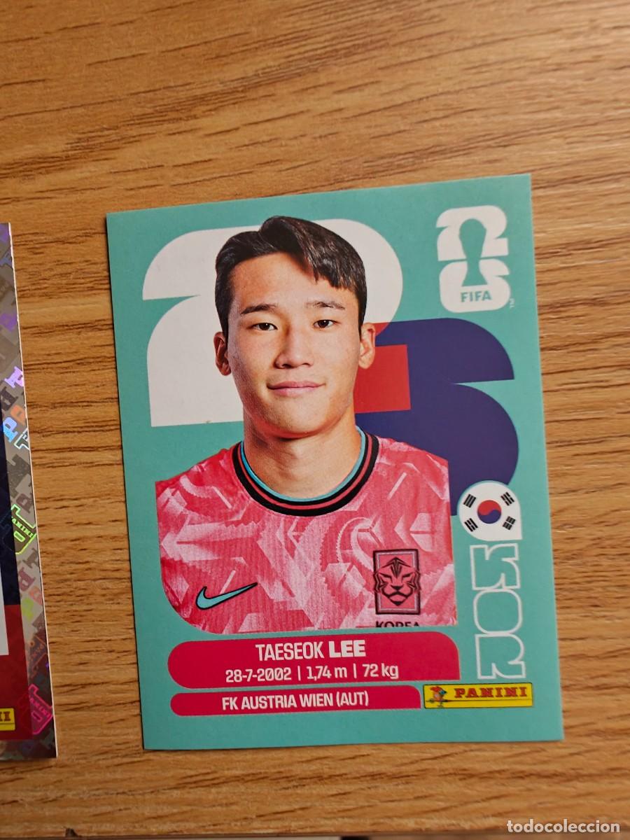 Coleccionismo deportivo: Taeseok Lee KOR 8 Sticker Panini FIFA World Cup 2026 Corea del Sur Rookie Mundial Cromo