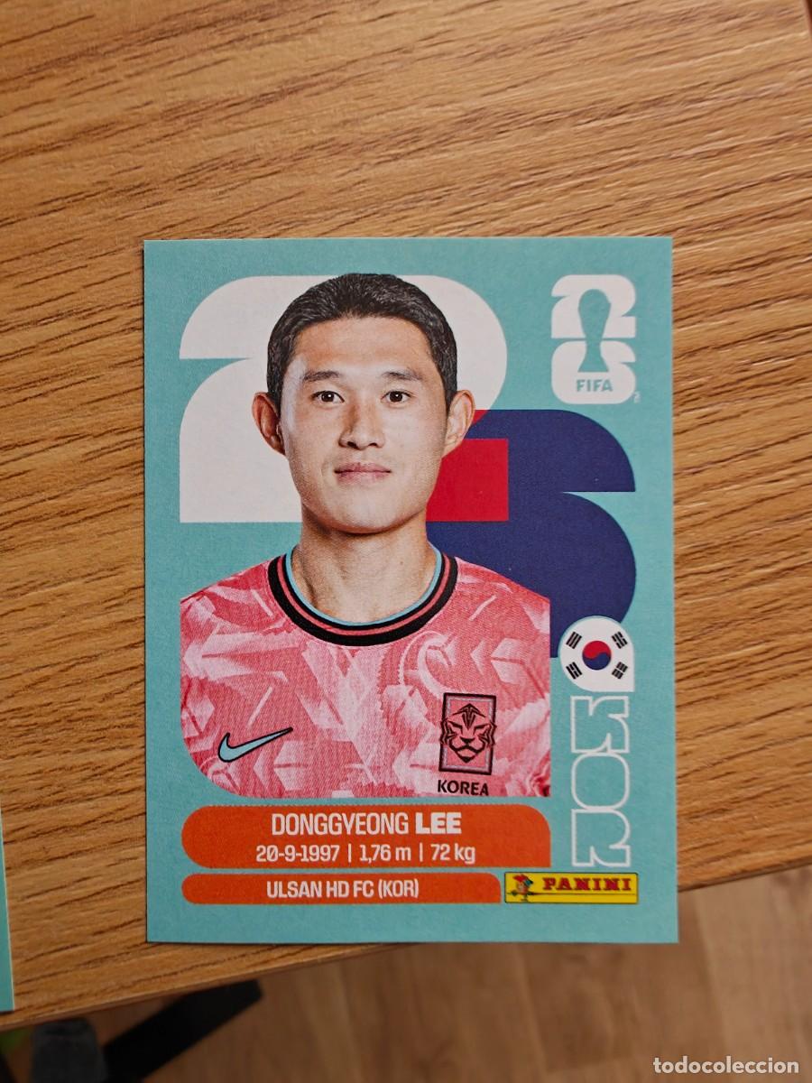 Coleccionismo deportivo: Donggyeong Lee KOR 16 Sticker Panini FIFA World Cup 2026 Corea del Sur Base Mundial Cromo