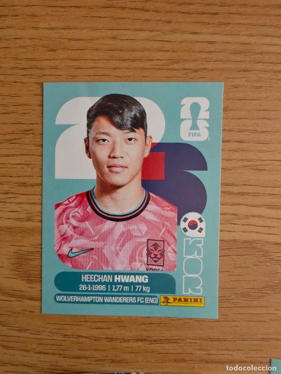 Coleccionismo deportivo: Heechan Hwang KOR 19 Sticker Panini FIFA World Cup 2026 Corea del Sur Base Mundial Cromo