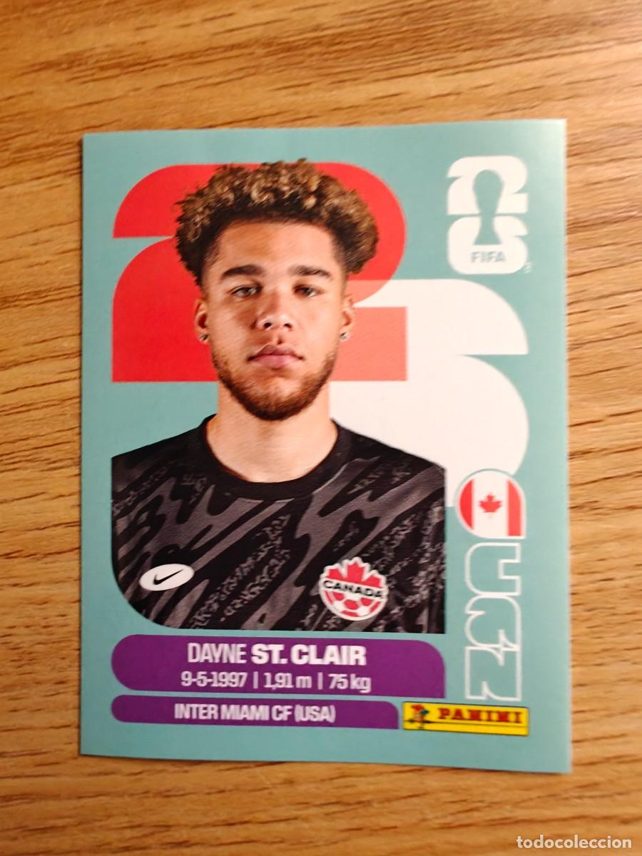 Coleccionismo deportivo: Dayne St. Clair CAN 2 Sticker Panini FIFA World Cup 2026 Canad&aacute; Base Mundial Cromo