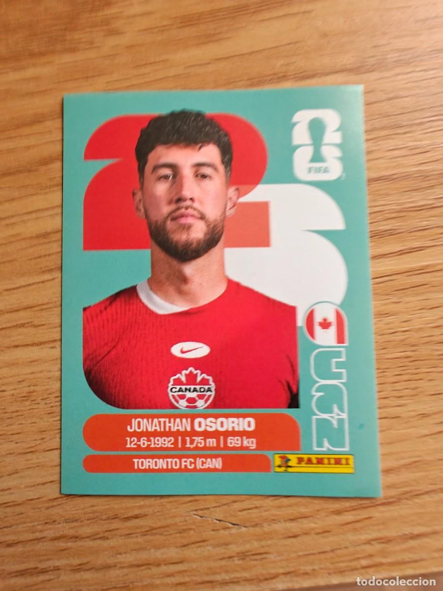 Coleccionismo deportivo: Jonathan Osorio CAN 12 Sticker Panini FIFA World Cup 2026 Canad&aacute; Base Mundial