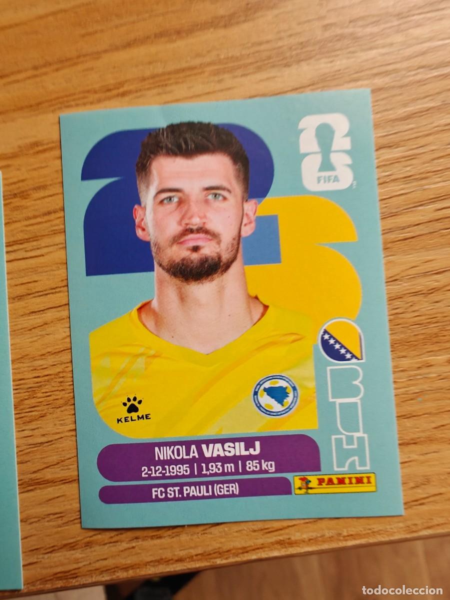 Coleccionismo deportivo: Nikola Vasilj BIH 2 Sticker Panini FIFA World Cup 2026 Bosnia-Herzegovina Base Mundial Cromo