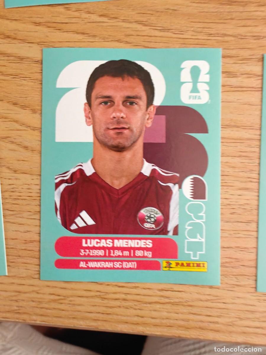 Coleccionismo deportivo: Lucas Mendes QAT 4 Sticker Panini FIFA World Cup 2026 Qatar Catar Base Mundial Cromo