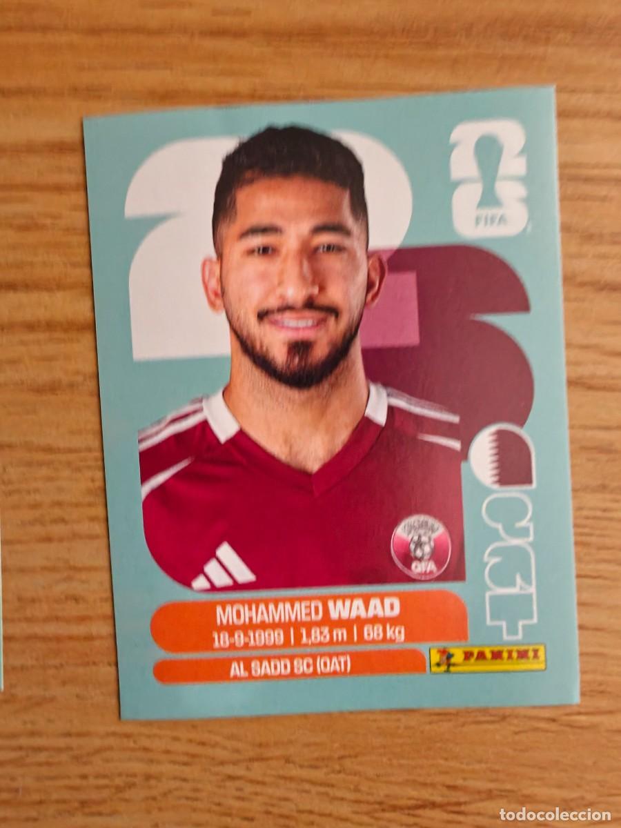 Coleccionismo deportivo: Mohammed Waad QAT 14 Sticker Panini FIFA World Cup 2026 Qatar Catar Base Mundial Cromo