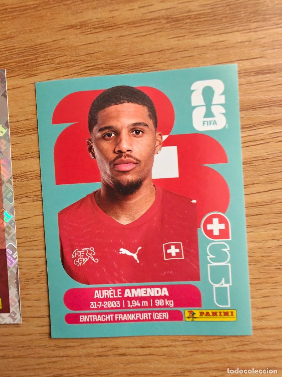 Coleccionismo deportivo: Aur&egrave;le Amenda SUI 7 Sticker Panini FIFA World Cup 2026 Suiza Rookie Mundial Cromo