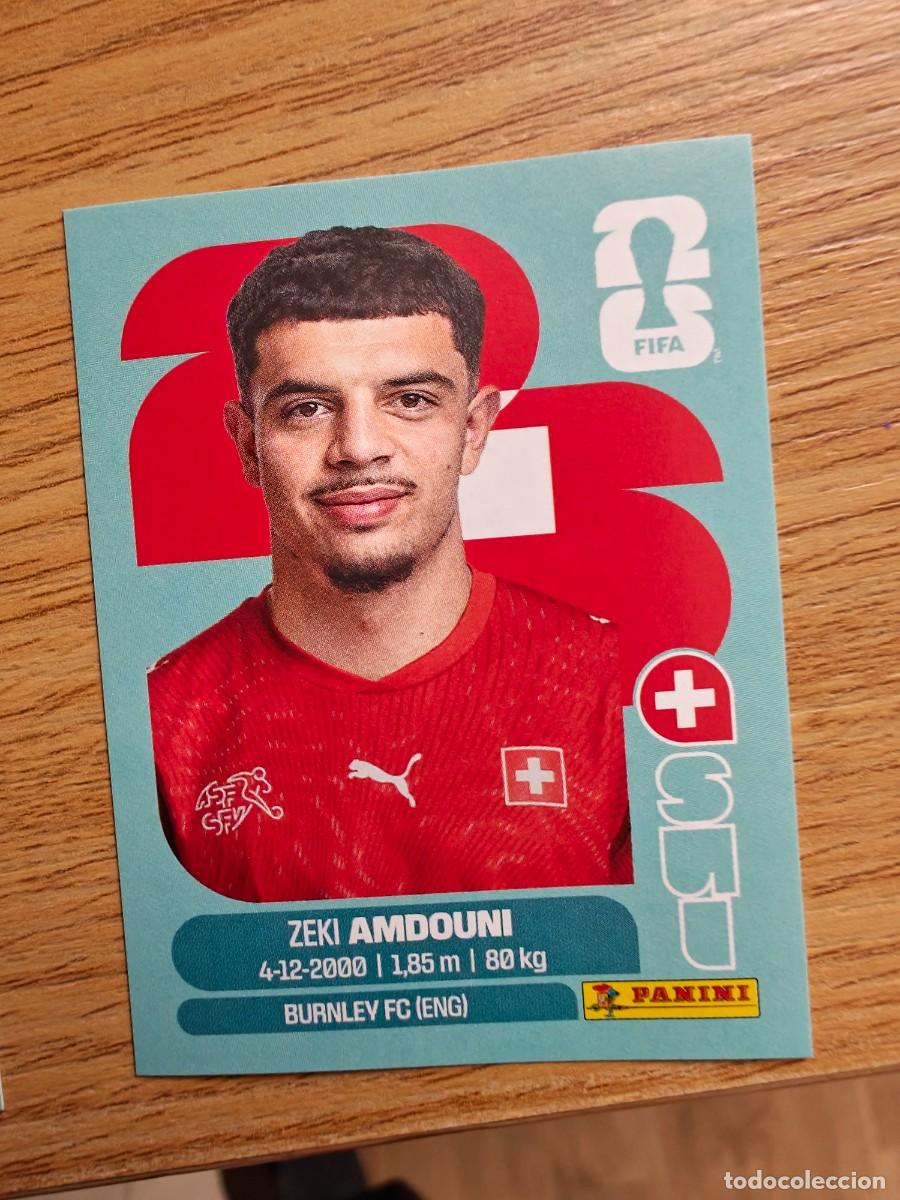 Coleccionismo deportivo: Zeki Amdouni SUI 20 Sticker Panini FIFA World Cup 2026 Suiza Base Mundial Cromo