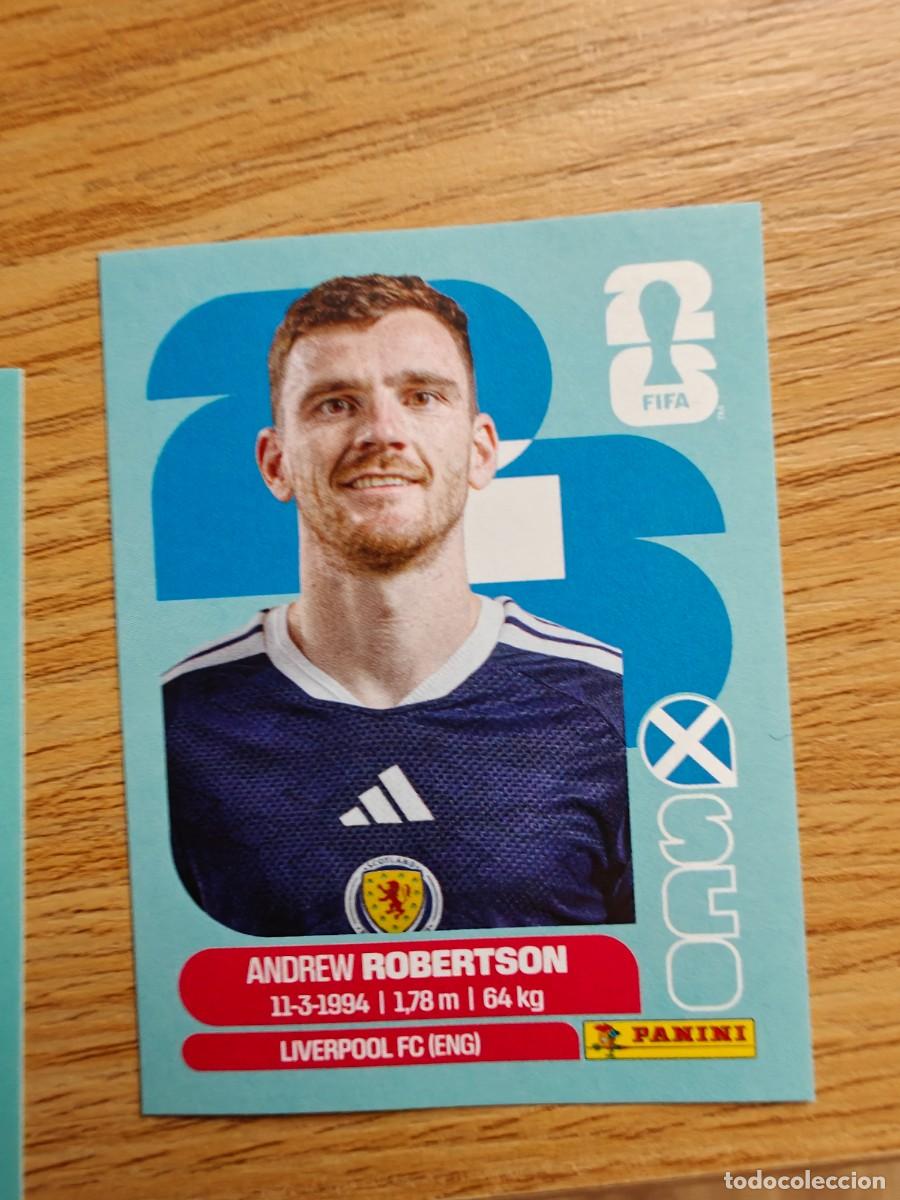 Collectionnisme sportif: Andrew Robertson SCO 6 Sticker Panini FIFA World Cup 2026 Escocia Base Mundial Cromo