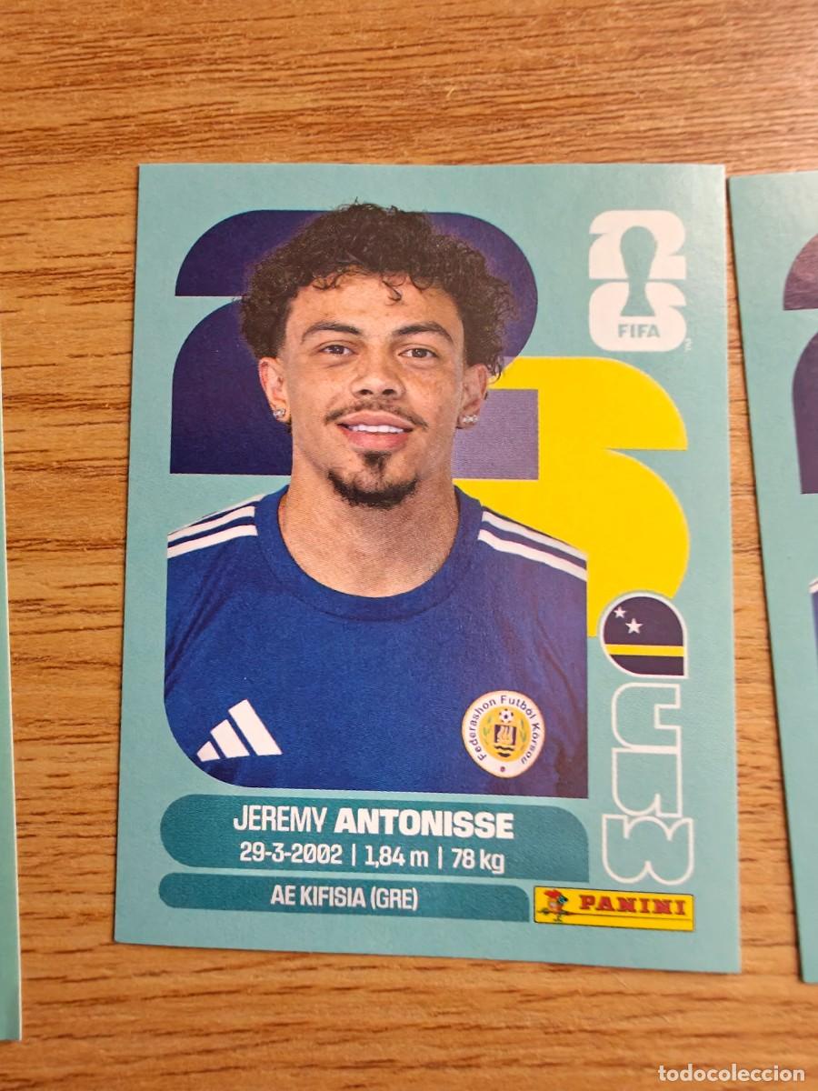 Colecionismo desportivo: Jeremy Antonisse CUW 18 Sticker Panini FIFA World Cup 2026 Curacao Rookie Mundial Cromo