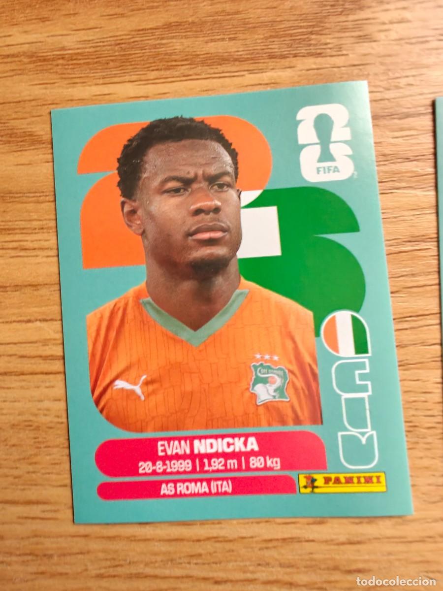Coleccionismo deportivo: Evan Ndicka CIV 6 Sticker Panini FIFA World Cup 2026 Costa de Marfil Base Mundial Cromo