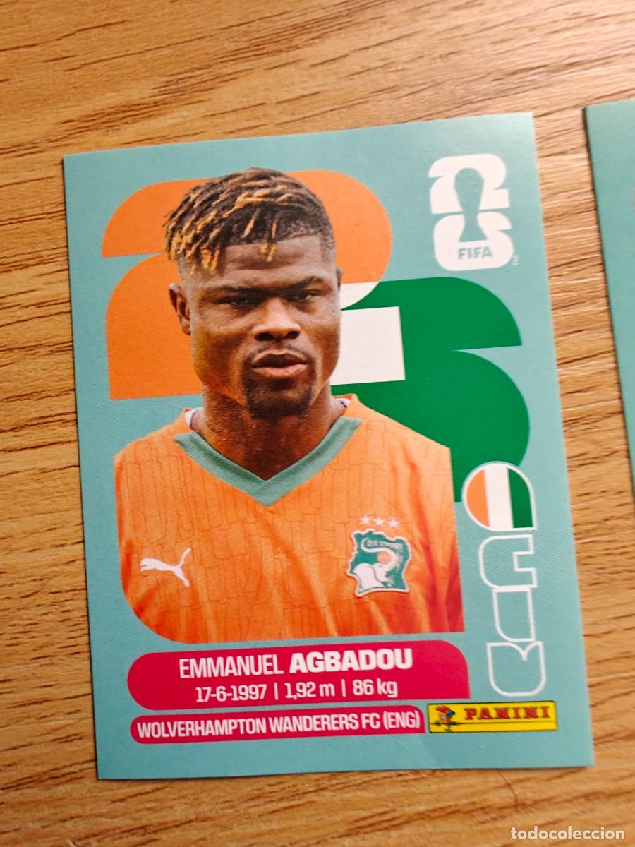 Coleccionismo deportivo: Emmanuel Agbadou CIV 8 Sticker Panini FIFA World Cup 2026 Costa de Marfil Base Mundial Cromo