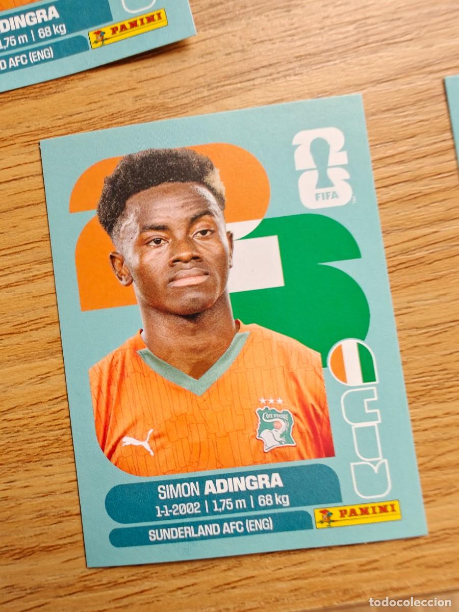 Coleccionismo deportivo: Simon Adingra CIV 17 Sticker Panini FIFA World Cup 2026 Costa de Marfil Rookie Mundial Cromo