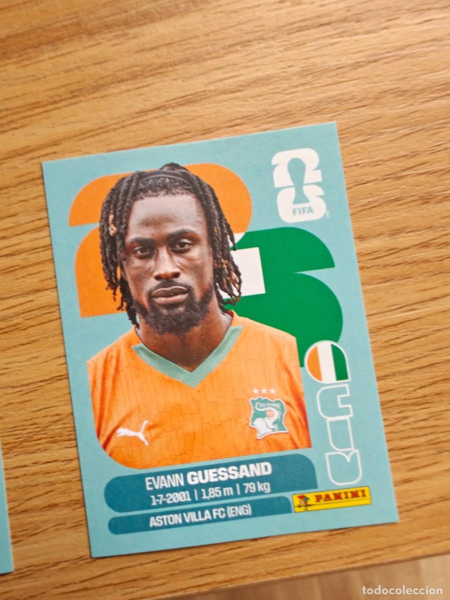 Coleccionismo deportivo: Evann Guessand CIV 19 Sticker Panini FIFA World Cup 2026 Costa de Marfil Base Mundial Cromo