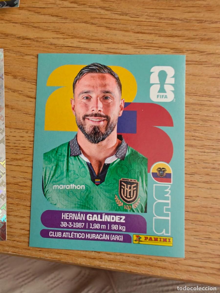Coleccionismo deportivo: Hern&aacute;n Gal&iacute;ndez ECU 2 Sticker Panini FIFA World Cup 2026 Ecuador Base Mundial Cromo