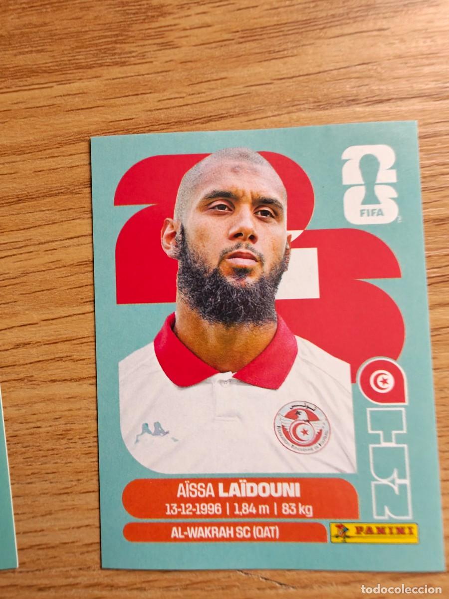 Collezionismo sportivo: A&iuml;ssa La&iuml;douni TUN 10 Sticker Panini FIFA World Cup 2026 Tunez Base Mundial Cromo