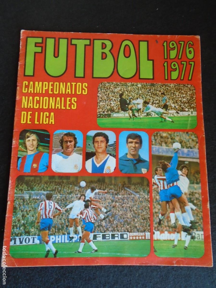 Sammelleidenschaft Sport: (F-260601)ALBUM CAMPEONATOS NACIONALES DE FUTBOL 1976-1977 - EDITORIAL RUIZ ROMERO