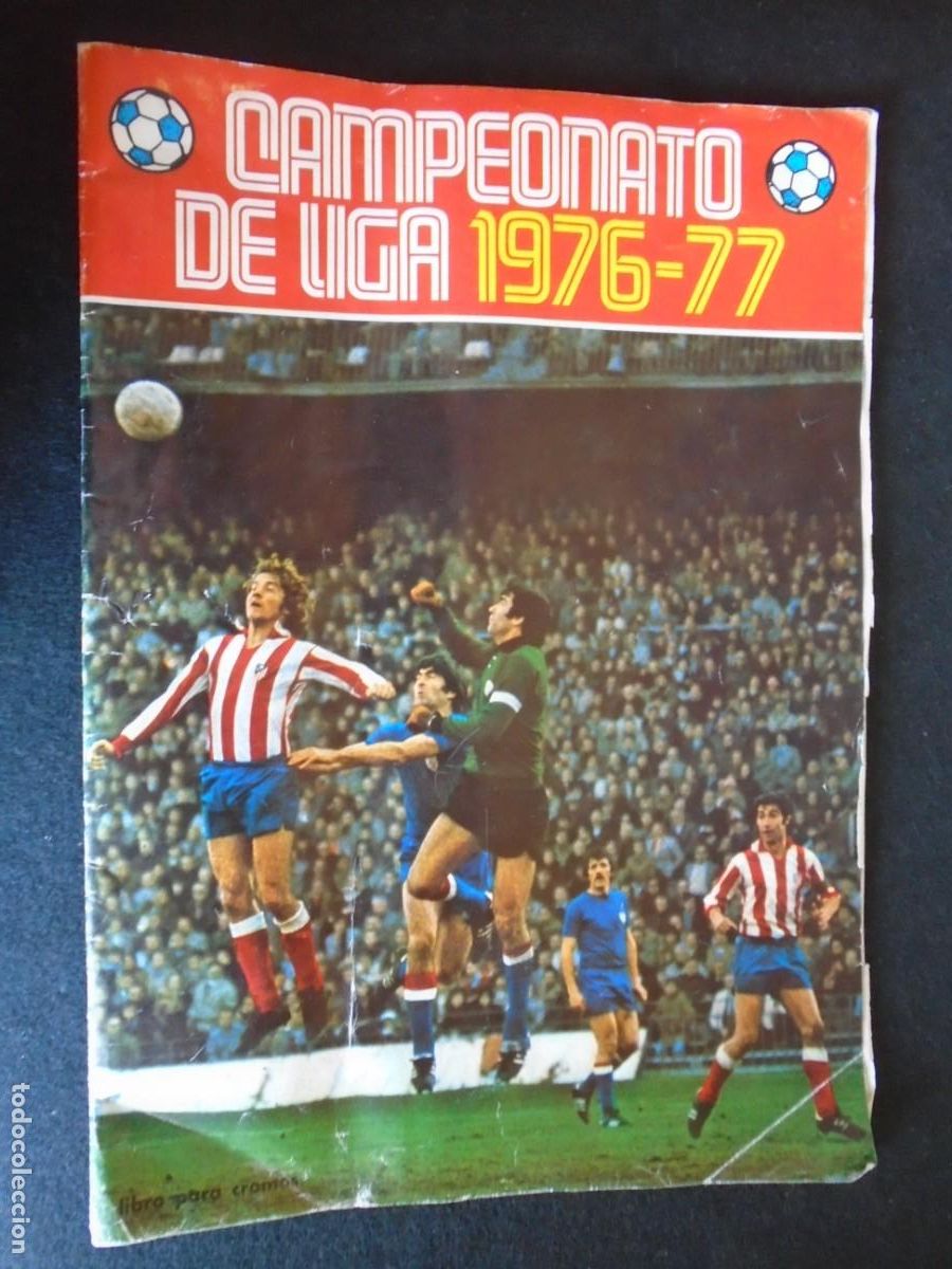 Sammelleidenschaft Sport: (F-260602)ALBUM CAMPEONATO DE LIGA 1976-77 - EDITORIAL DISGRA
