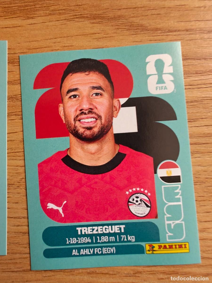 Colecionismo desportivo: Trezeguet EGY 19 Sticker Panini FIFA World Cup 2026 Egipto Base Mundial Cromo