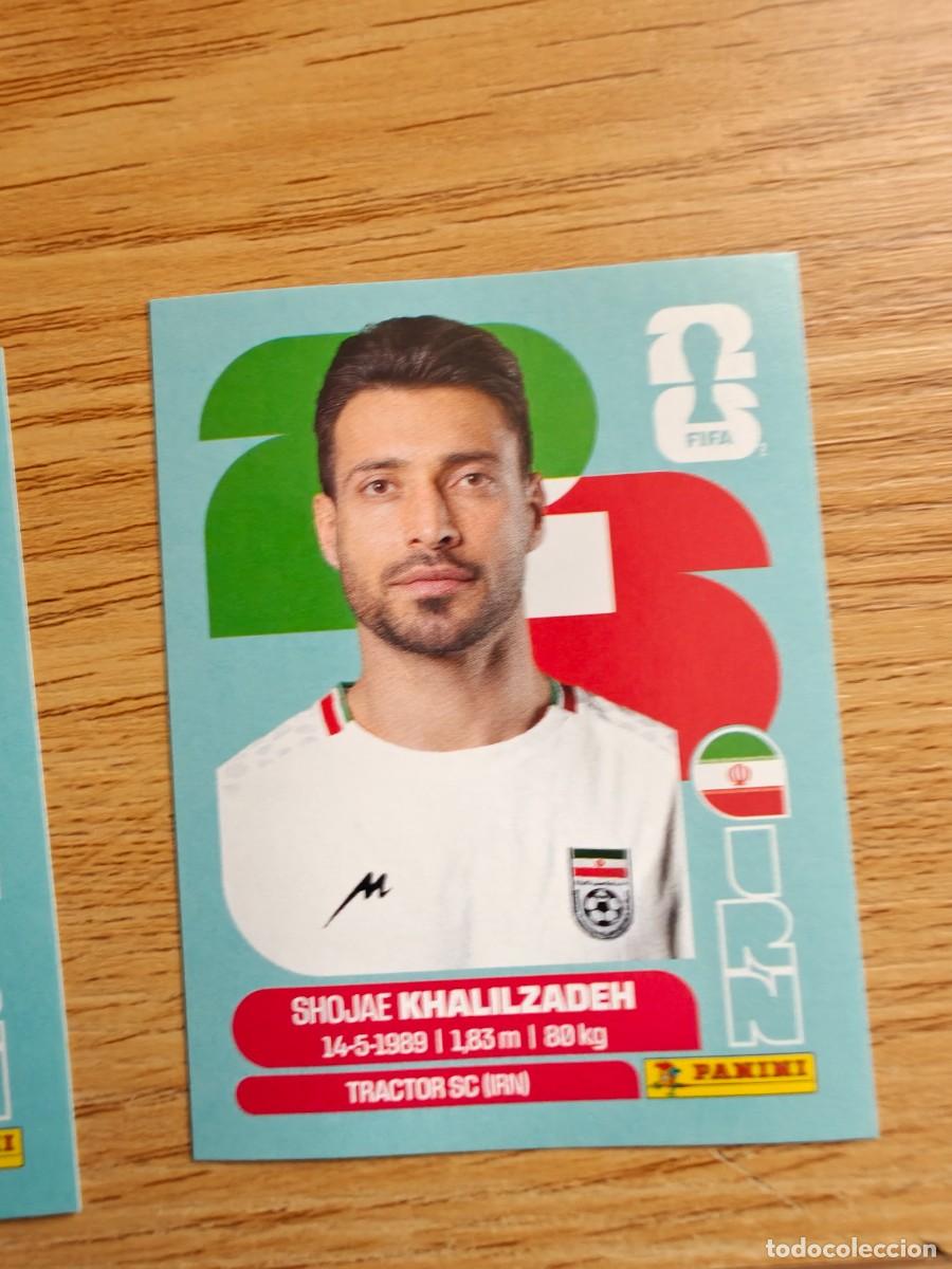 Colecionismo desportivo: Shojae Khalilzadeh IRN 6 Sticker Panini FIFA World Cup 2026 Iran Base Mundial Cromo