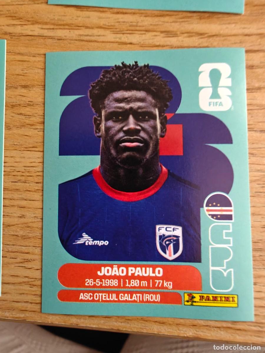 Collezionismo sportivo: Jo&atilde;o Paulo CPV 8 Sticker Panini FIFA World Cup 2026 Cabo Verde Base Mundial Cromo