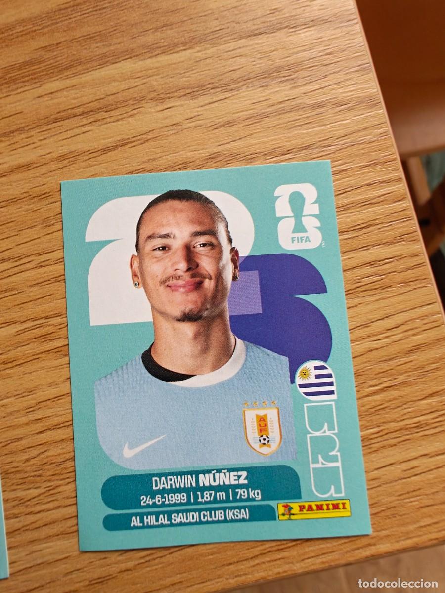 Coleccionismo deportivo: Darwin N&uacute;&ntilde;ez URU 17 Sticker Panini FIFA World Cup 2026 Uruguay Base Mundial Cromo