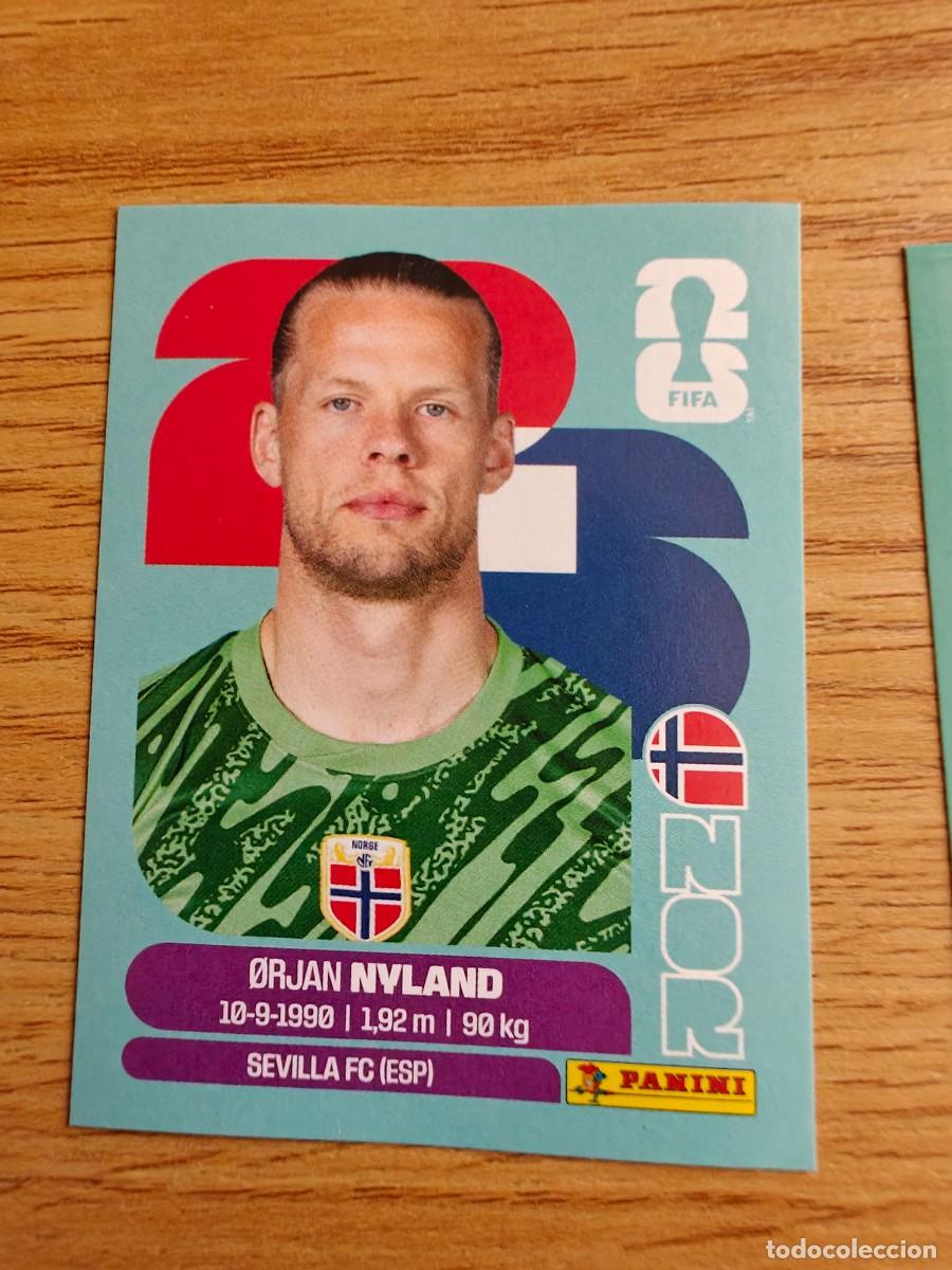 Sammelleidenschaft Sport: &Oslash;rjan Nyland NOR 2 Sticker Panini FIFA World Cup 2026 Noruega Base Mundial Cromo