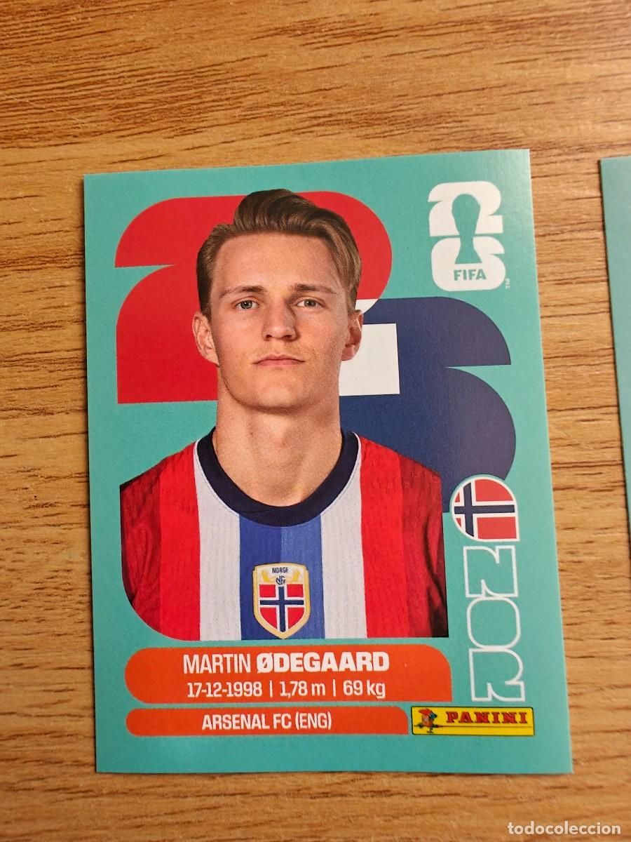 Sports collectibles: Martin &Oslash;degaard NOR 10 Sticker Panini FIFA World Cup 2026 Noruega Base Mundial Cromo