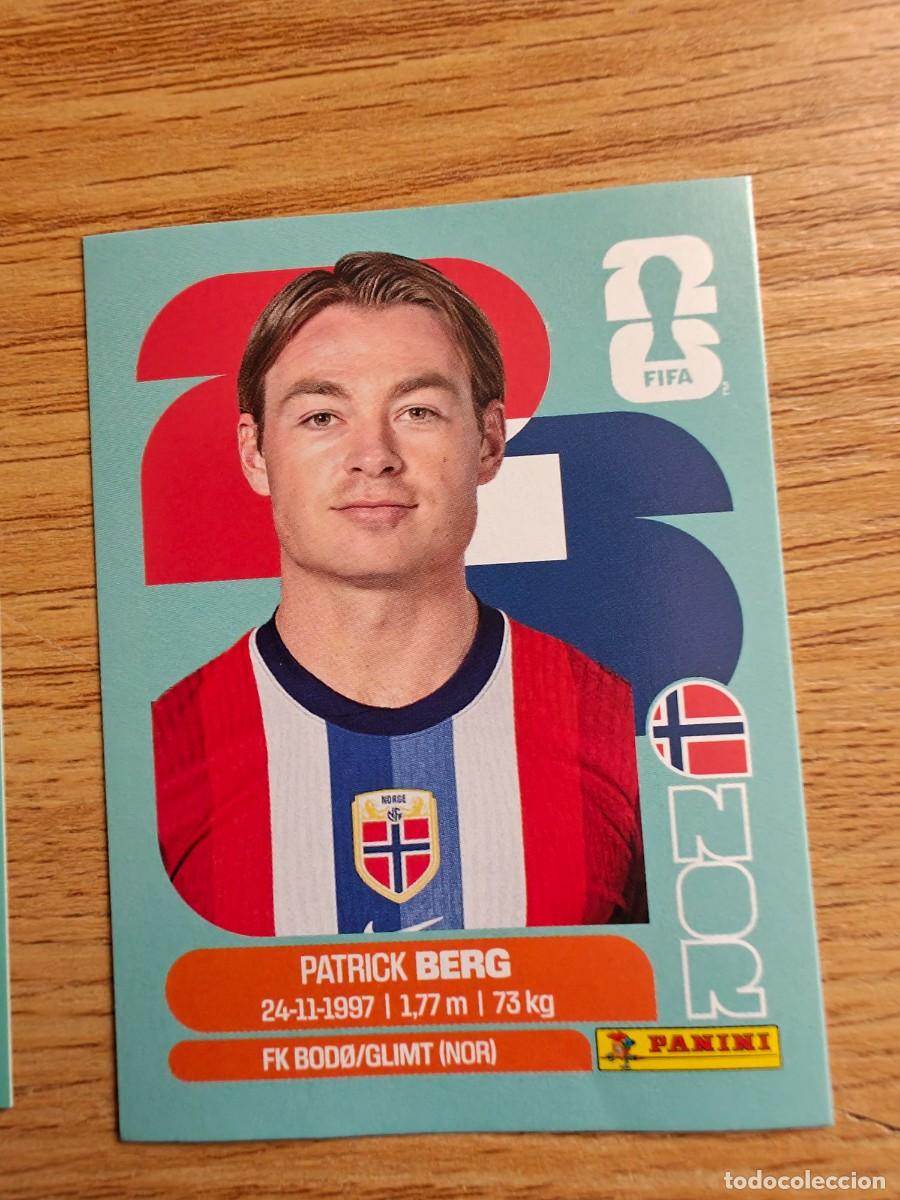 Coleccionismo deportivo: Patrick Berg NOR 14 Sticker Panini FIFA World Cup 2026 Noruega Base Mundial Cromo