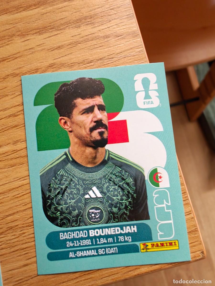 Coleccionismo deportivo: Baghdad Bounedjah ALG 19 Sticker Panini FIFA World Cup 2026 Argelia Base Mundial Cromo