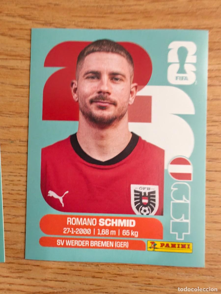 Coleccionismo deportivo: Romano Schmid AUT 16 Sticker Panini FIFA World Cup 2026 Austria Base Mundial Cromo