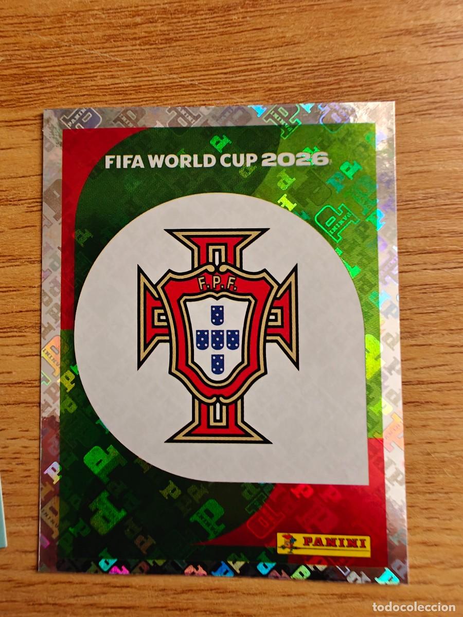 Coleccionismo deportivo: Escudo POR 1 Sticker Panini FIFA World Cup 2026 Portugal Mundial Cromo