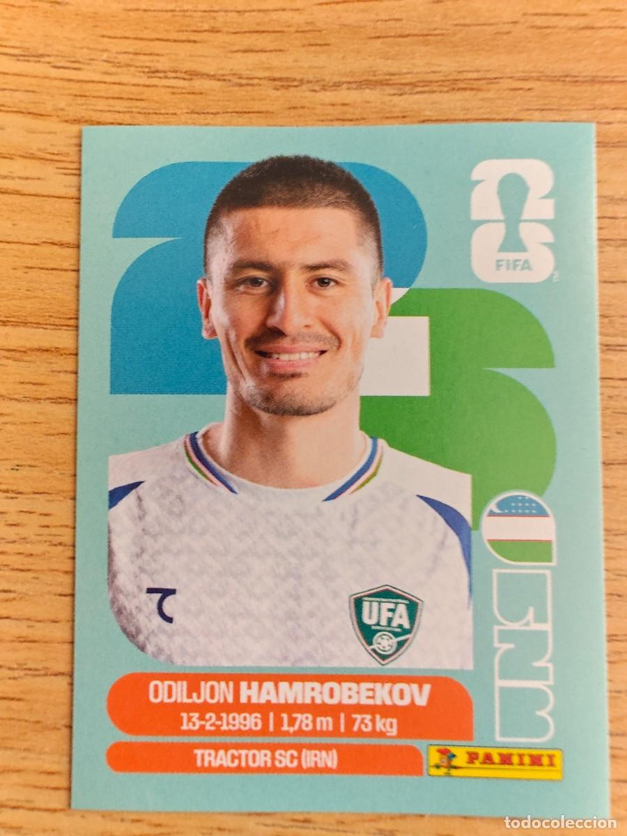 Coleccionismo deportivo: Odiljon Hamrobekov UZB 10 Sticker Panini FIFA World Cup 2026 Uzbekistan Base Mundial Cromo
